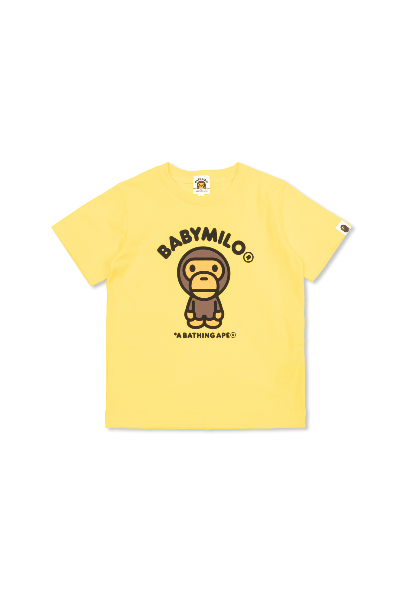 Yellow T-shirt with print A BATHING APE® Kids - Vitkac Canada
